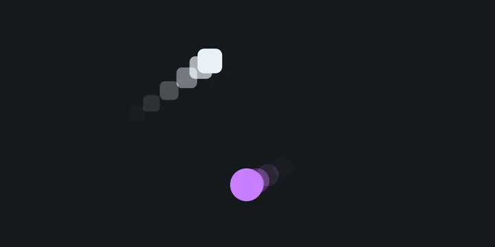 Motion Trail, an After Effects script, rendered in After Effects