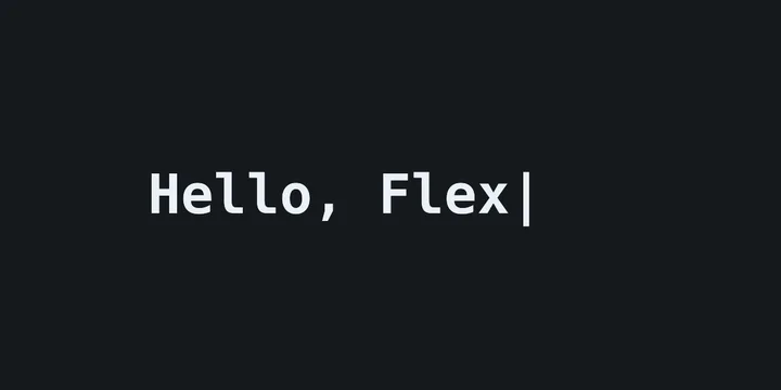 Typewriter, an After Effects expression, rendered in After Effects